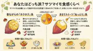 自分好みのサツマイモの品種の選び方