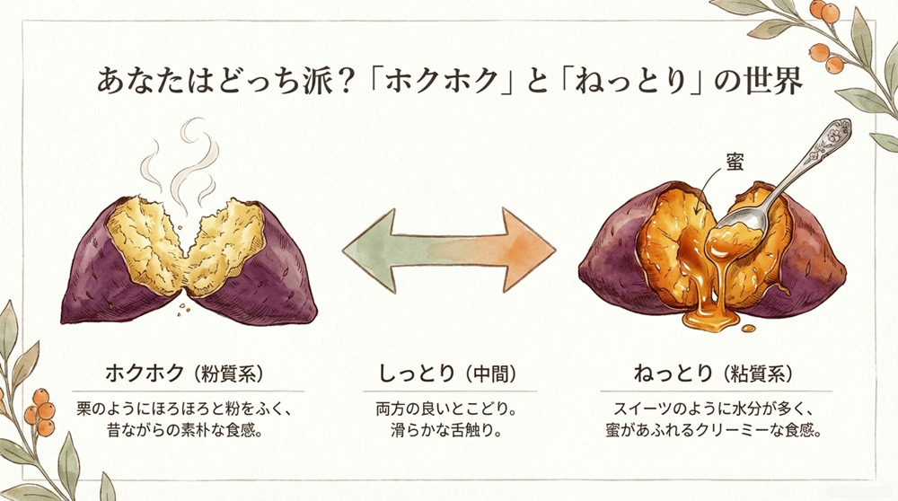 サツマイモの食感