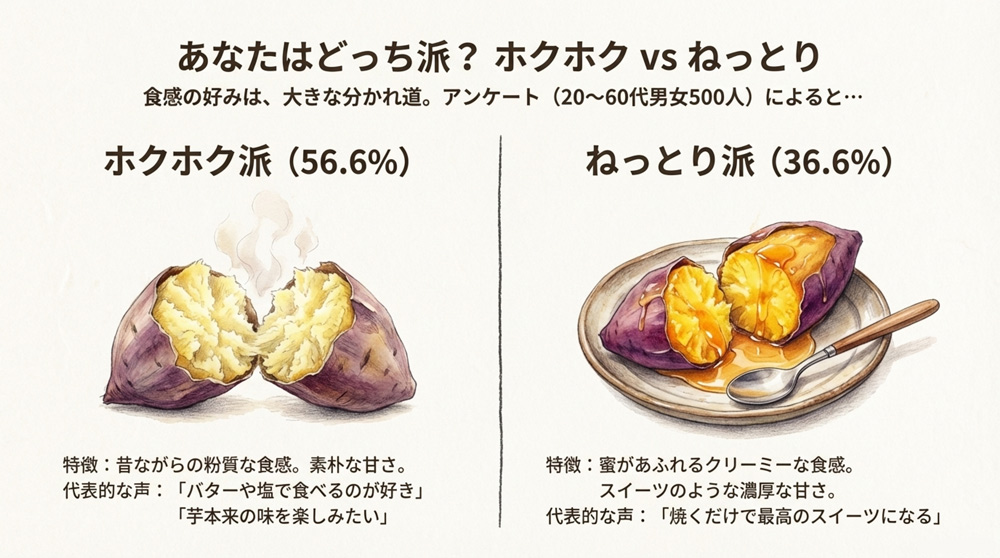 ホクホク派?ねっとり派?