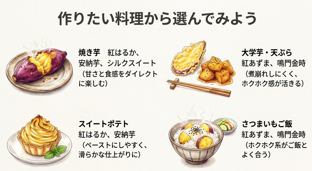サツマイモの調理特性
