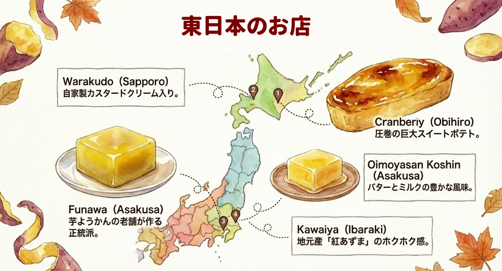 東日本のスイートポテトの店