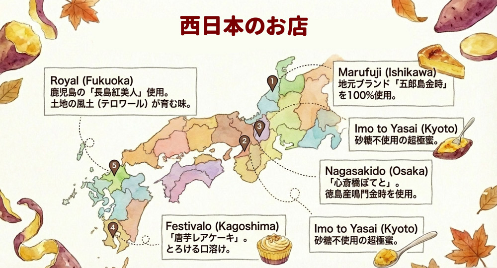 西日本のスイートポテトの店