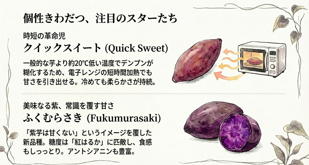 クイックスイートとふくむらさき