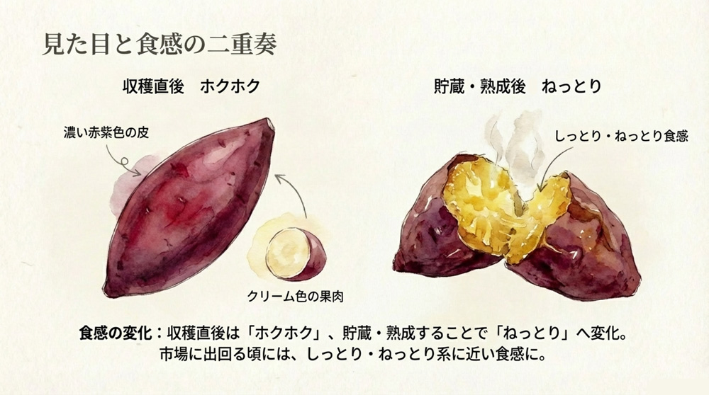 見た目と食感の特徴