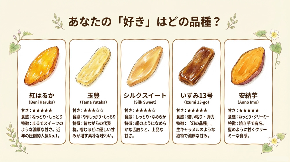 【選び方3】品種で選ぶ