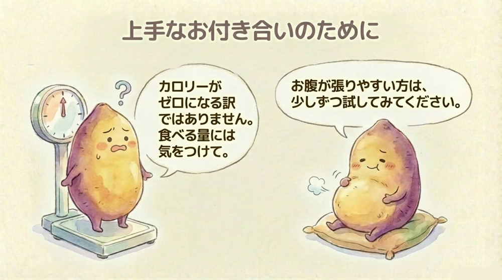 冷やし焼き芋の注意点