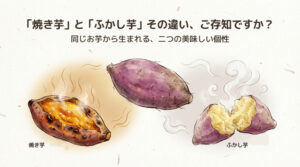 焼き芋とふかし芋