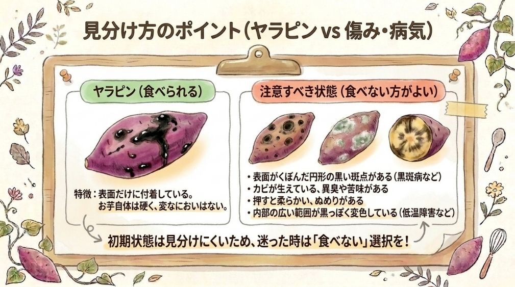 さつまいもの黒さは、ヤラピンだけが原因ではない