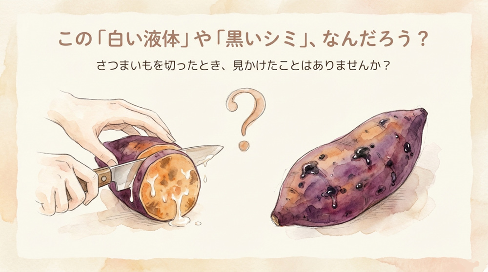 「白い液体」から「黒い蜜のようなもの」への変化