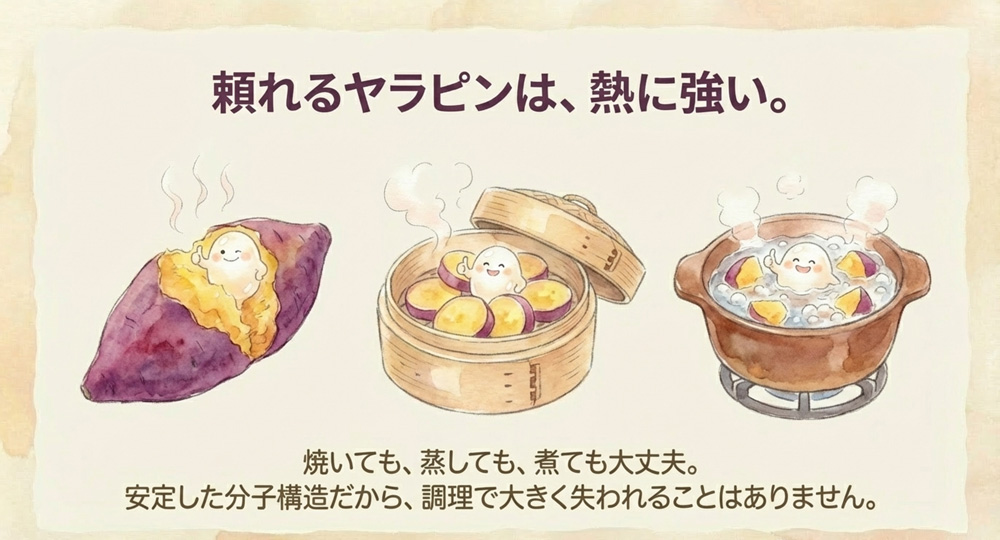 熱に強い安定性