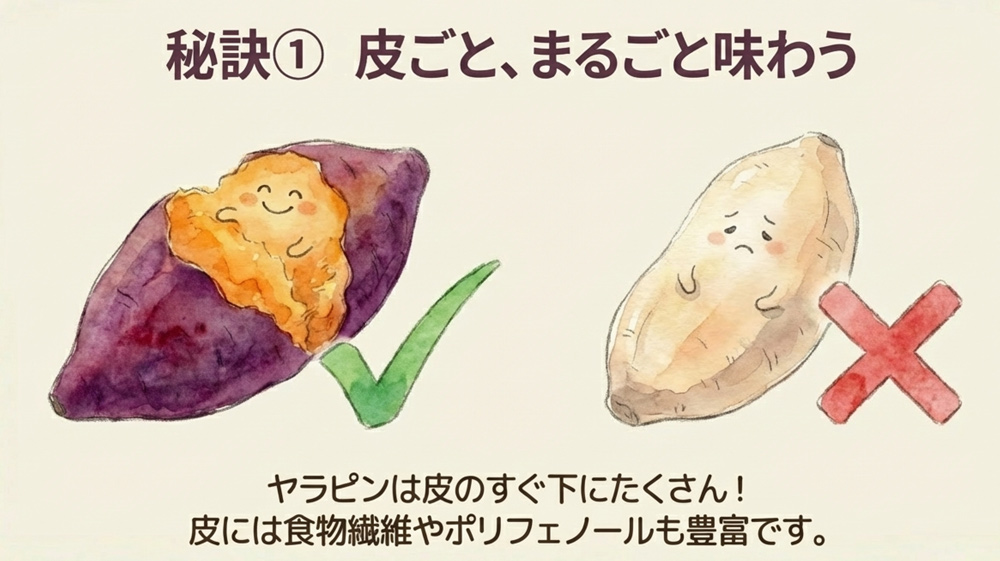 皮ごと調理・皮ごと食べる