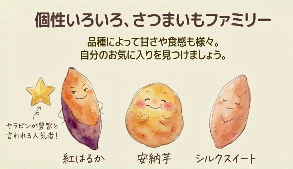 品種による違いは