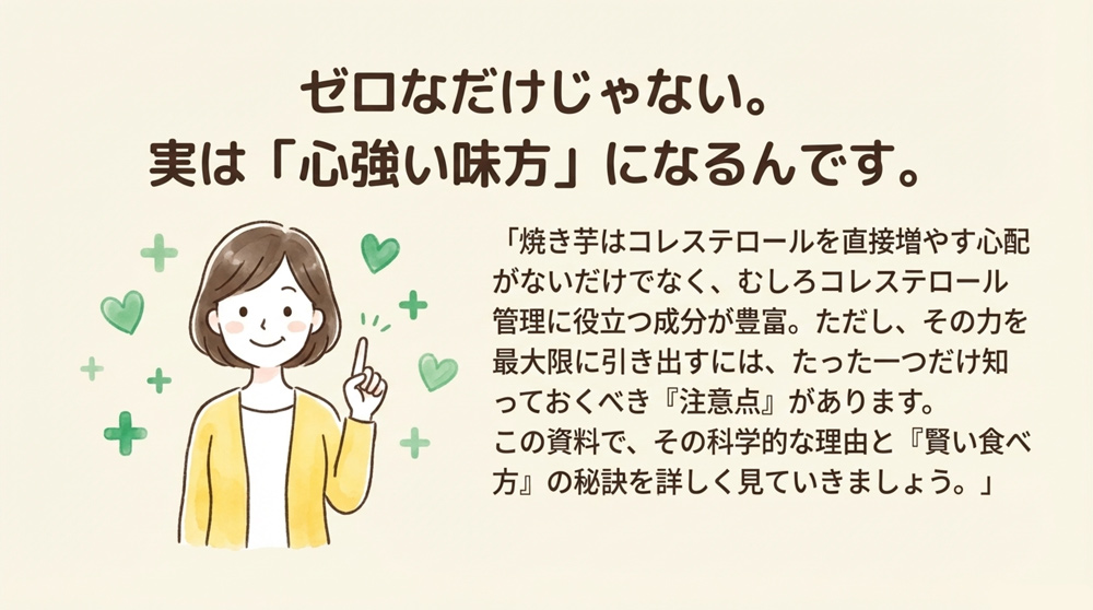 焼き芋とコレステロールの基本