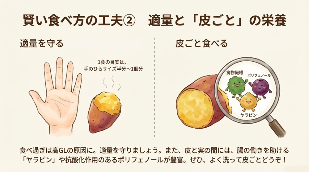 食べるタイミングと量を管理する