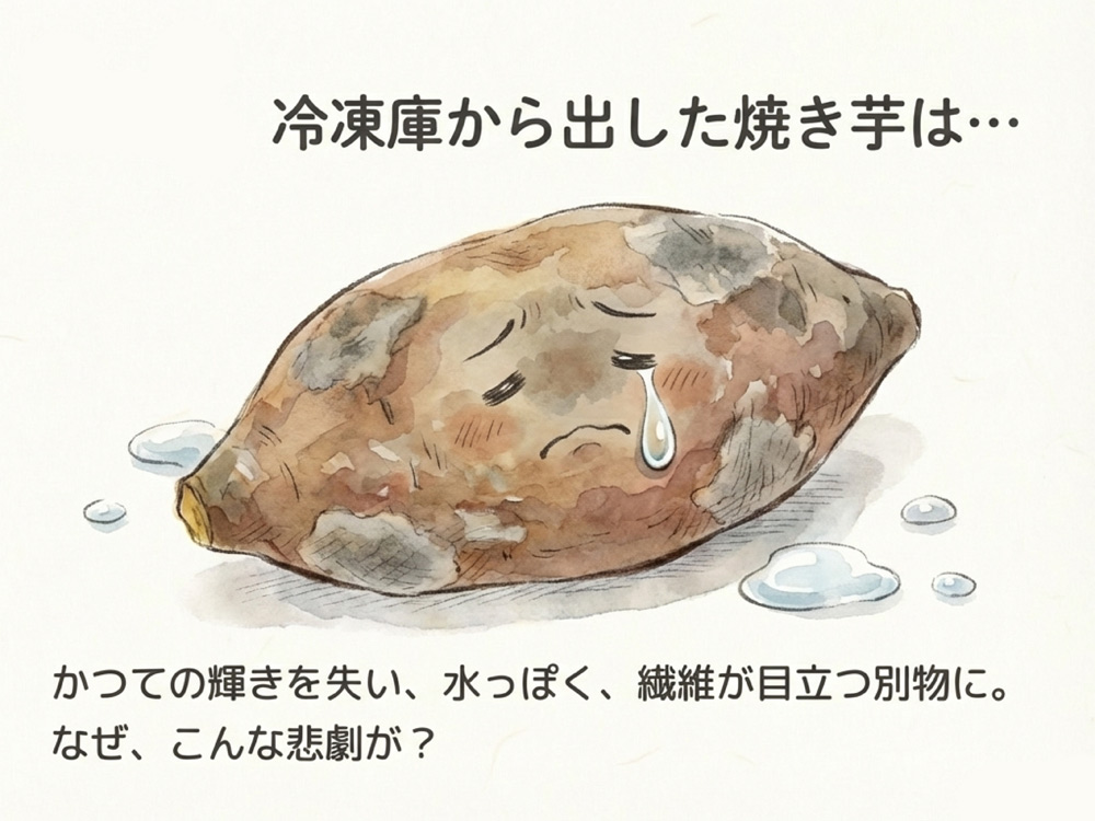 焼き芋は冷凍するとまずい?