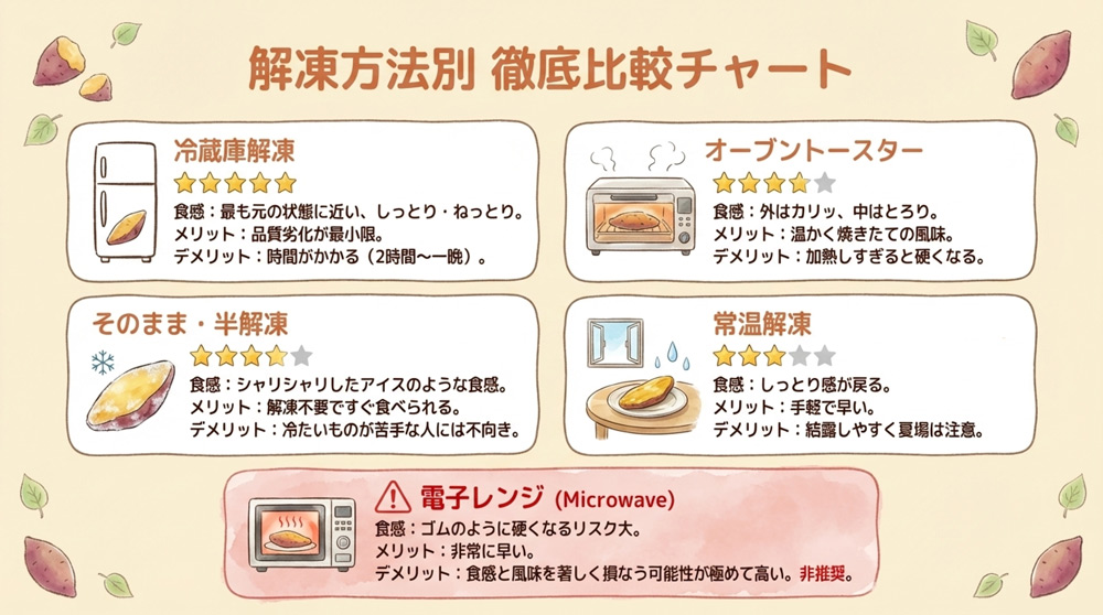 低温解凍(冷蔵庫解凍)