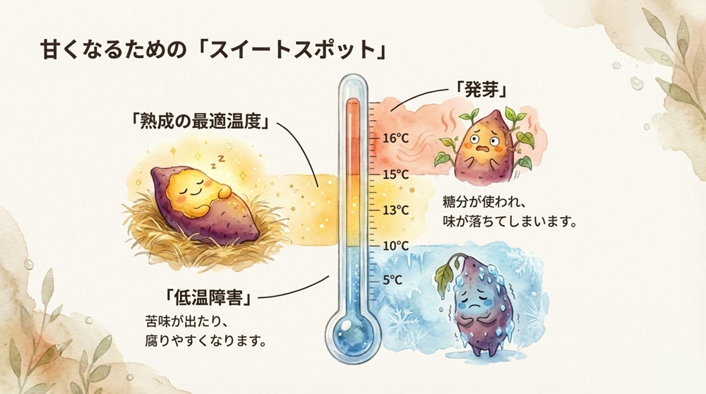 熟成に適した条件