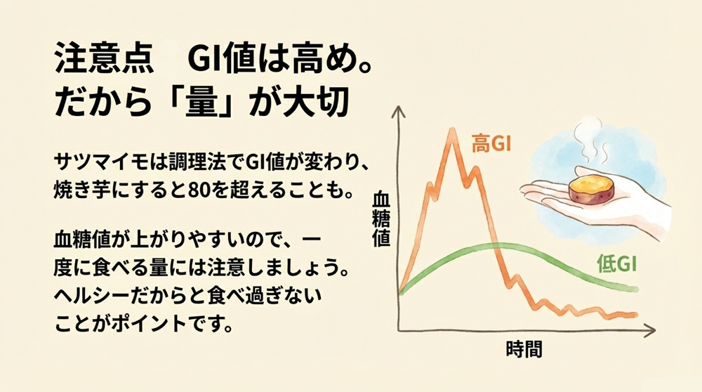 焼き芋のGI値は高い?
