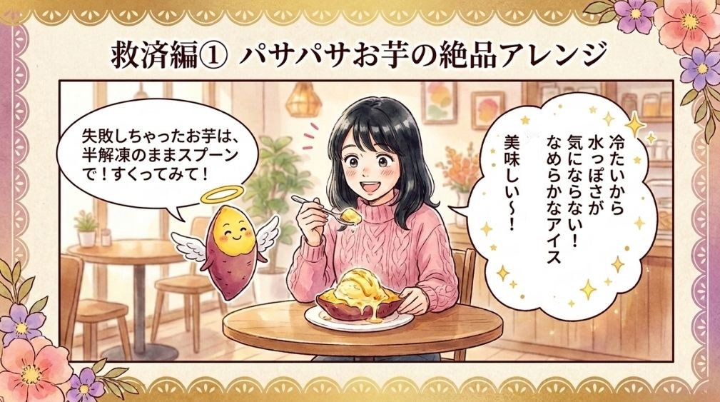 半解凍のまま食べる