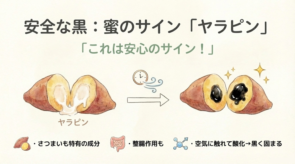 【食べても安全な黒ずみ】「ヤラピン」という蜜のサイン