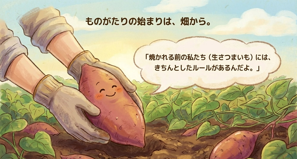 生のさつまいも(かんしょ)の規格