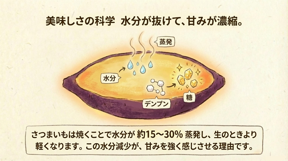 甘みが強く感じられる