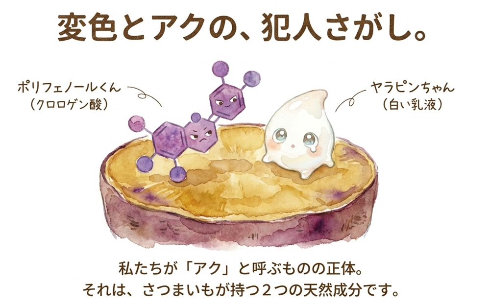 変色とアクの正体