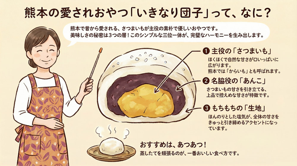 「いきなり団子」とは