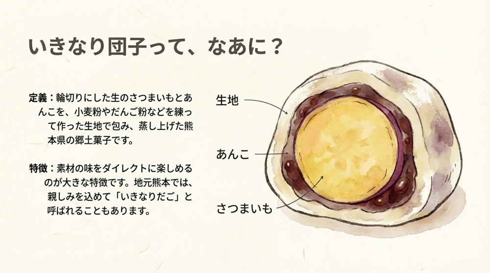 「いきなり団子」とは