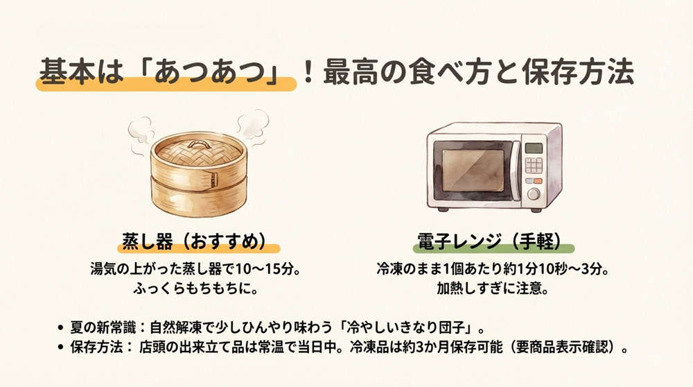 基本は「あつあつ」