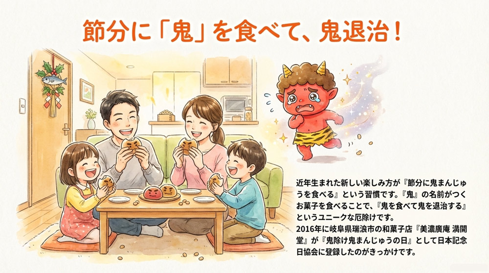 節分に鬼まんじゅう?知られざる現代の楽しみ方