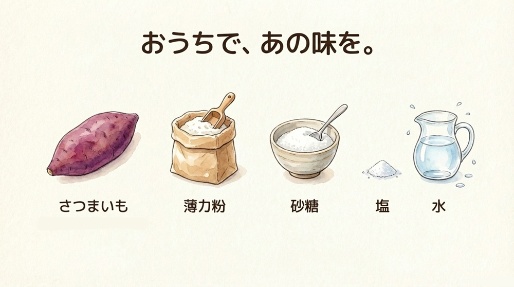 基本の石垣もちレシピ