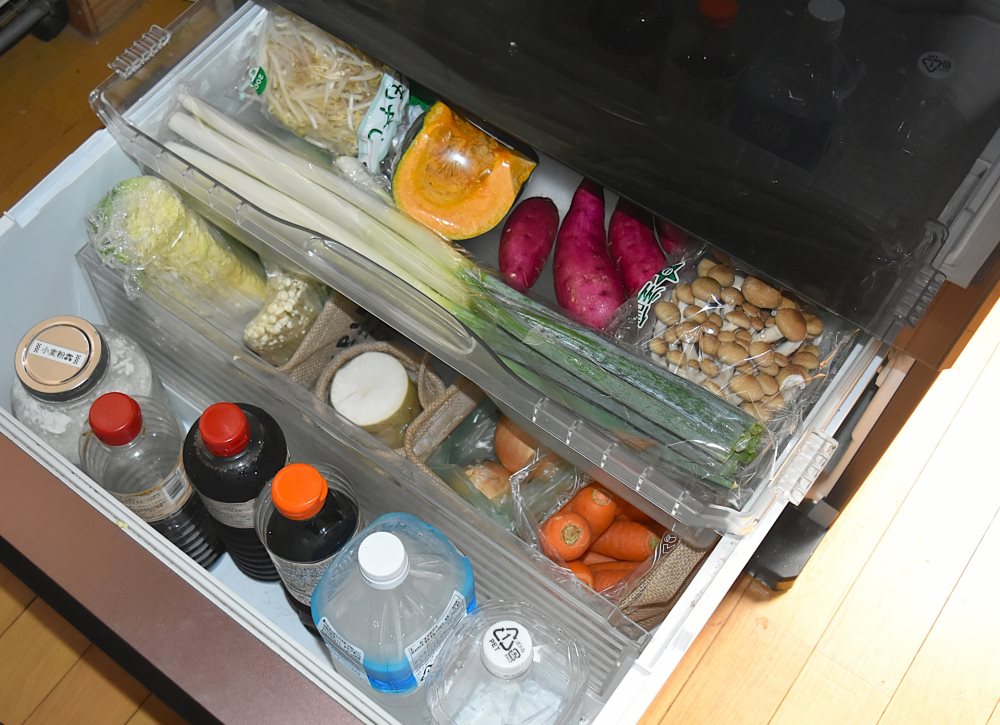 「野菜室」での保存