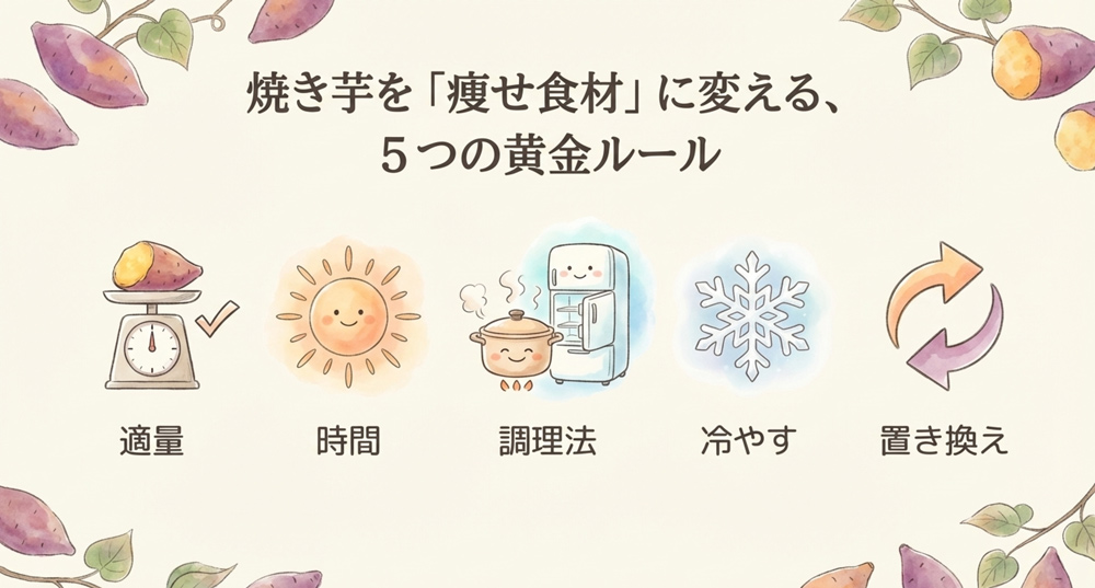 焼き芋を「痩せ食材」に変える5つの法則