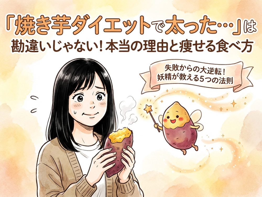 「焼き芋ダイエットで太った…」は勘違いじゃない!