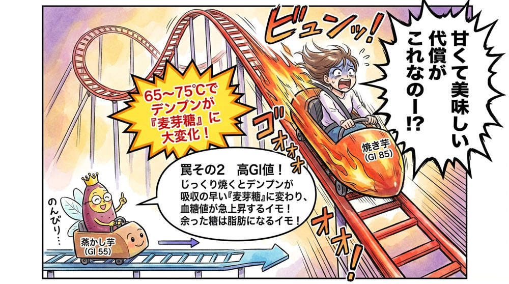 【理由2】血糖値を急上昇させる「高GI値」の落とし穴