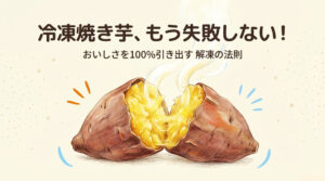 冷凍焼き芋の解凍方法|失敗しない温め方とおいしく食べるコツ
