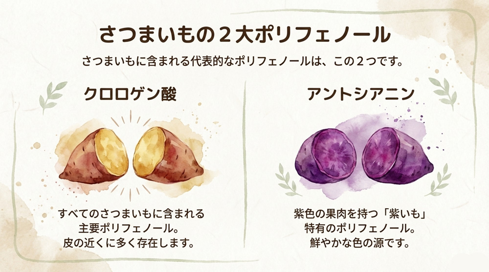 さつまいもの「ポリフェノール」