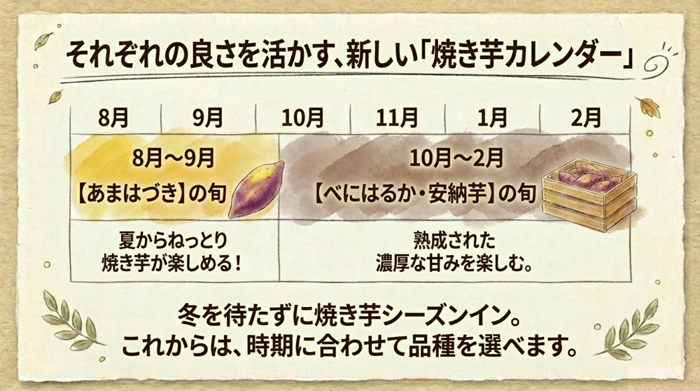 焼き芋カレンダー