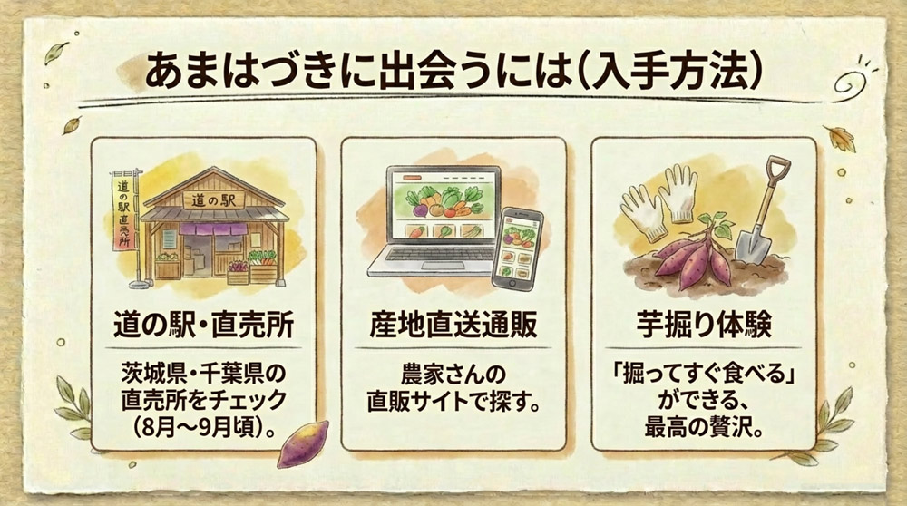 あまはづきの入手方法