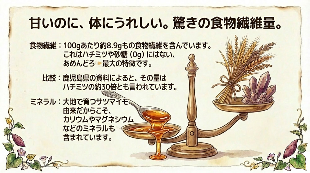 あめんどろの栄養価と健康効果