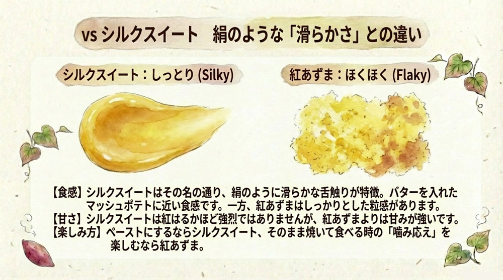 紅あずまとシルクスイートの違い