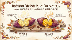焼き芋の「ホクホク系」と「ねっとり系」の違いとは