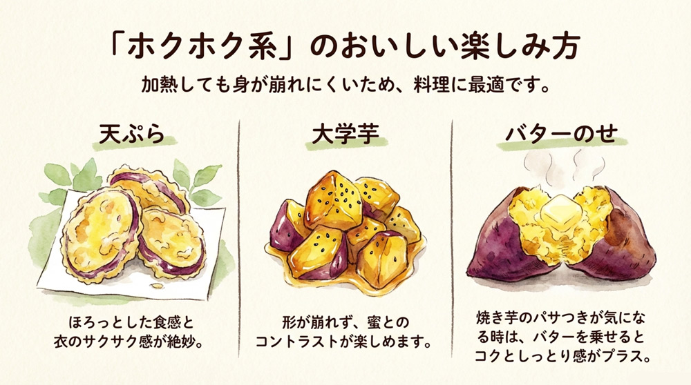 「ホクホク系」のおいしい食べ方