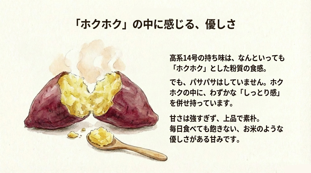 高系14号の食感