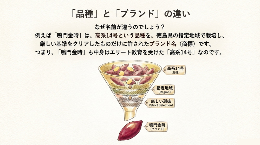 品種とブランド名の違い