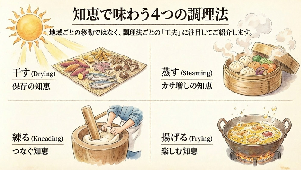 主なさつまいも郷土菓子一覧