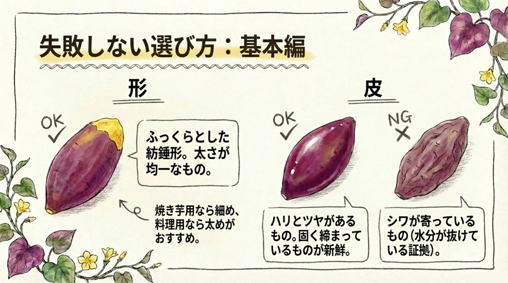 おいしいシルクスイートの選び方