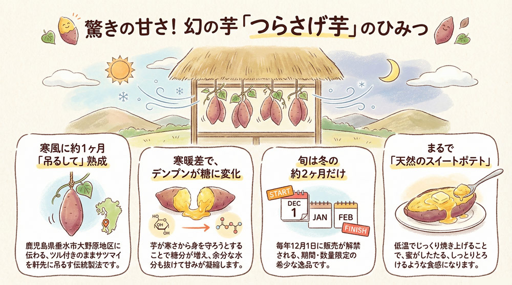 つらさげ芋とは？甘さの秘密を徹底解説