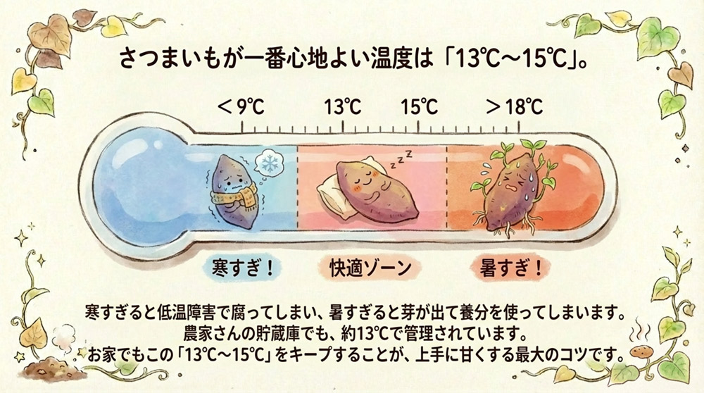 熟成に適した保存条件